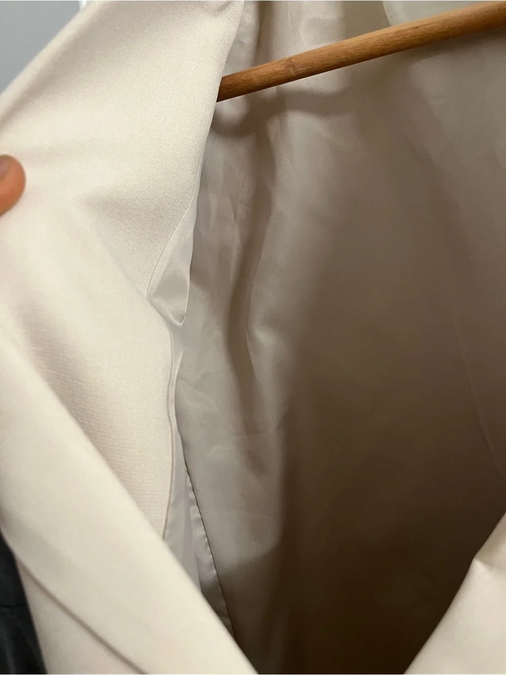 Cream blazer